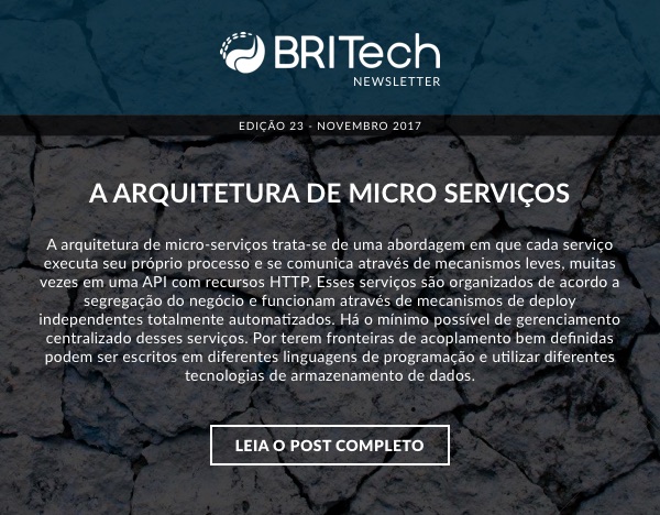 A Arquitetura de Micro Serviços